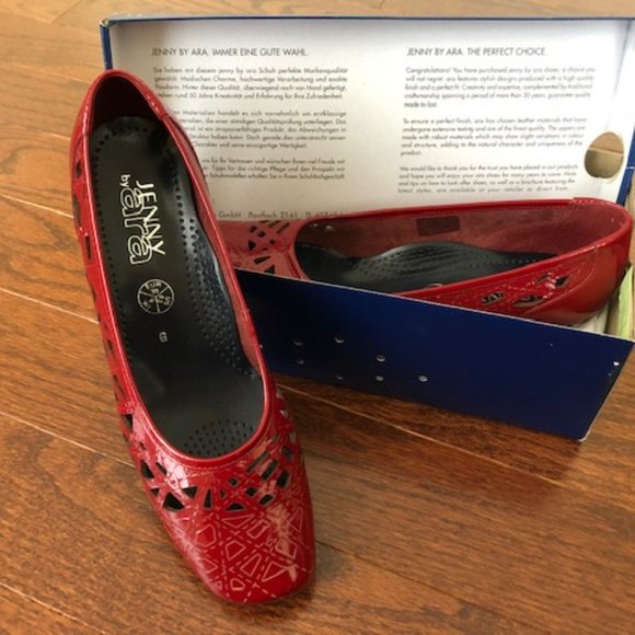 ARA Jenny Sharon Model US 8.5 size, , EU 39 size; red colour, NEW - Picture 12 of 16
